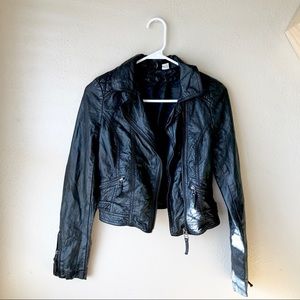 Faux leather H&M jacket